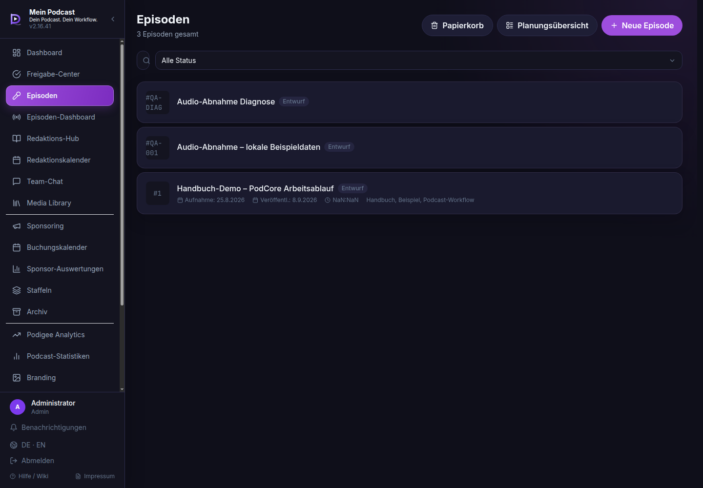PodCore Jahresabo – Bild 4